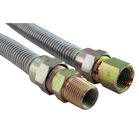 Jones Stephens 5/8in OD 1/2in ID X 72in Long, 1/2in Female Pipe Thread X 1/2in Male Pipe Thread G71079